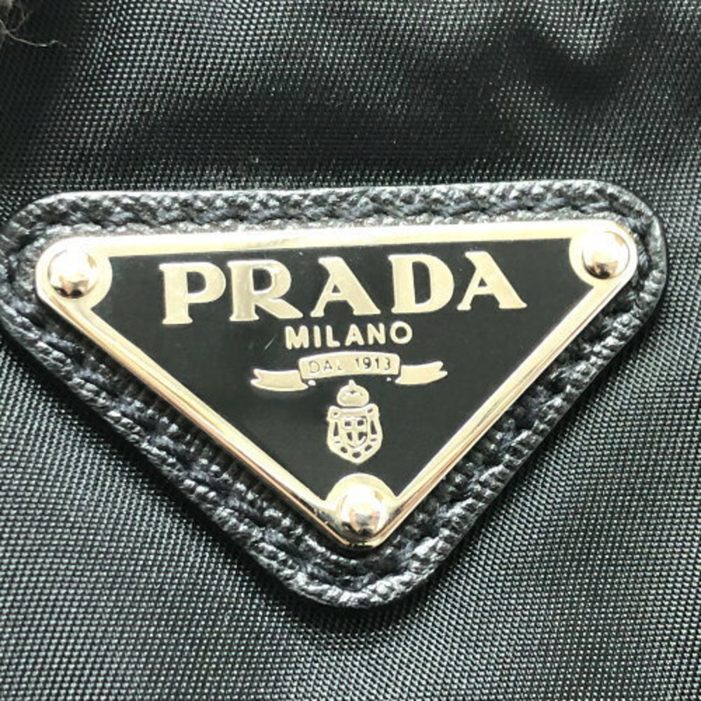 Prada Triangular Plate Shoulder Bag Diagonal Nylo… - image 7